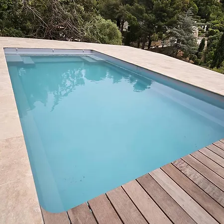 Rez De Avec Piscine Privee Chauffee Et Jardin, A 1 Km De La - Fr-1-768-79 Ferienhaus Saint-Peïre-sur-Mer